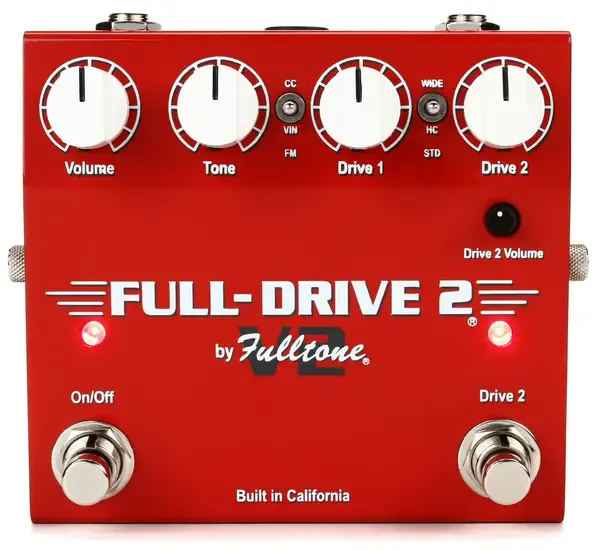 Педаль эффектов для электрогитары Fulltone Full-Drive 2 V2 Overdrive Pedal with Boost