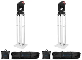 Прожектор CHAUVET DJ Intimidator Hybrid 251SR (набор, 2 шт.) с стойками Totem RTP32W (2 шт.)