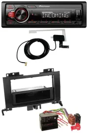 Автомагнитола для Mercedes Sprinter (с 2006) Pioneer CD/MP3, DAB, USB, AUX, Rubbertouch