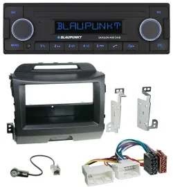 Blaupunkt DAB USB Bluetooth MP3 Autoradio für Kia Sportage 3 SL 10-15 schwarz