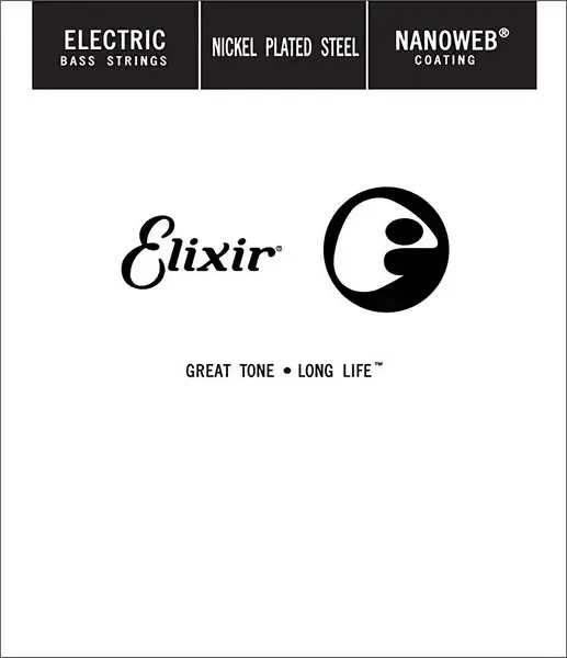 Струна одиночная для бас-гитары Elixir 15430 NanoWeb 130