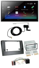 Автомагнитола для Fiat Stilo Pioneer 2DIN, DAB, Bluetooth, USB, MP3