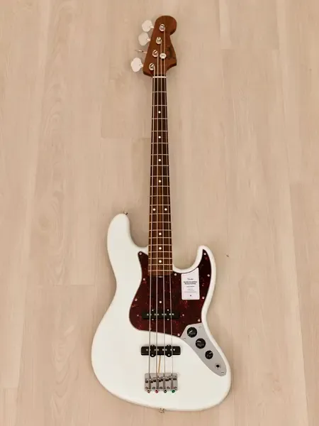 Бас-гитара Fender Traditional II 60s Jazz Bass JJ Olympic White w/gigbag Japan 2021