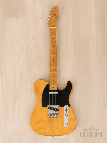 Электрогитара Fender Telecaster 1952 Vintage Reissue TL52-80TX SS Butterscotch w/gigbag Japan 1996