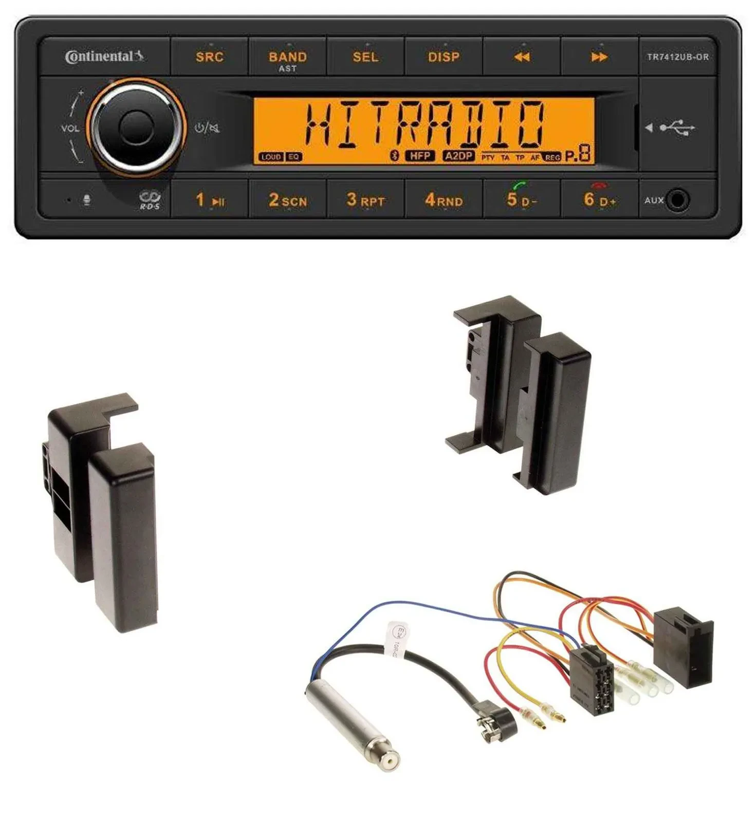 Continental MP3 Bluetooth AUX USB Autoradio für Audi A4 B5 bis 99 A6 C4 bis 97 A
