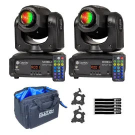 ColorKey CKU-6100 Mobile Spot 50 Moving Head Spot 2-Pack with Bag