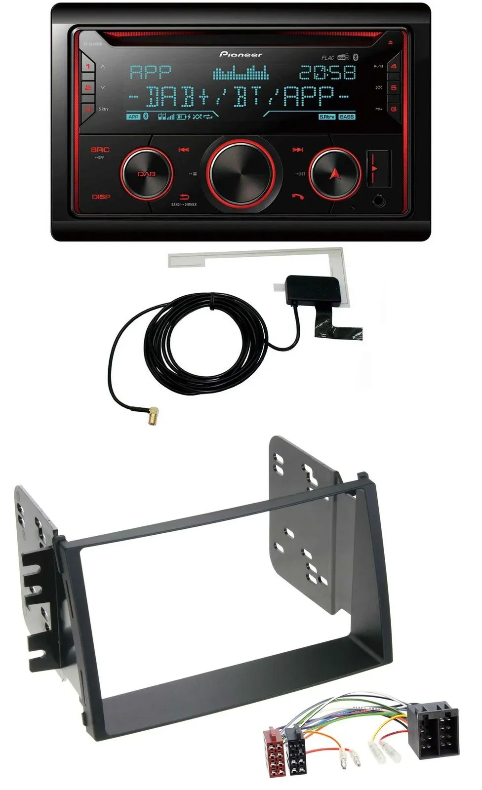 Автомагнитола для Kia Soul (AM, 2008–2011) Pioneer 2DIN CD USB Bluetooth DAB MP3