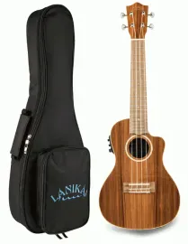 Lanikai MRS-CEC Solid Morado Concert Acoustic Electric Ukulele with Case