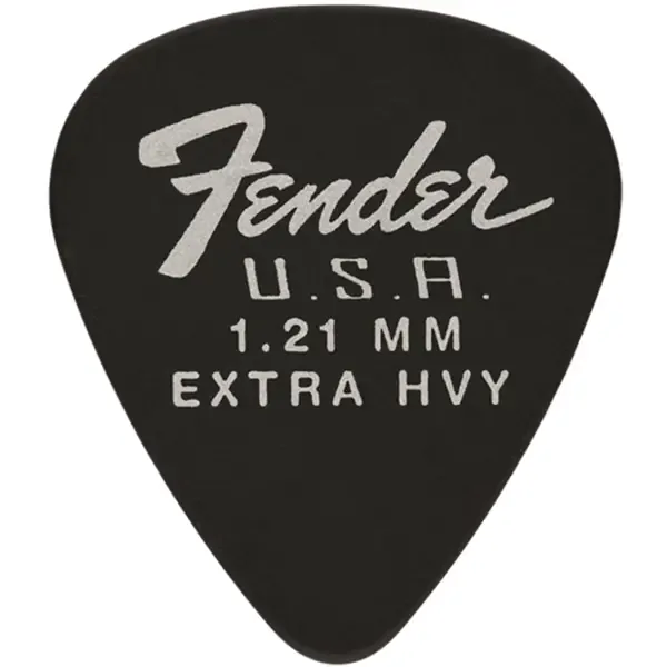 Медиаторы Fender 351 Dura-Tone 1.21 12-Pack, Black