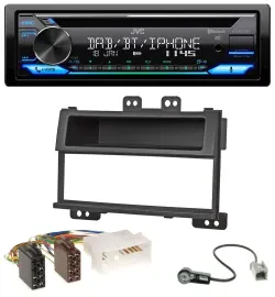 JVC Bluetooth MP3 USB DAB CD Autoradio für Hyundai i20 (2008-2011)