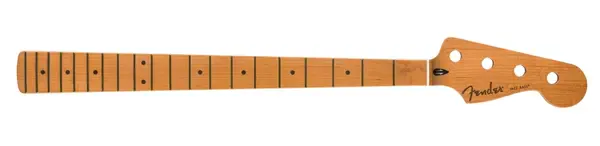 Гриф для бас-гитары Fender Satin Roasted Maple Jazz Bass Neck, Maple Fingerboard