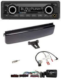 Blaupunkt Bluetooth DAB Lenkrad USB Autoradio für Ford Mondeo Focus piano-schwar