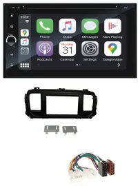 Blaupunkt 2DIN Bluetooth DAB USB DVD MP3 Autoradio für Toyota Proace Verso ab 20