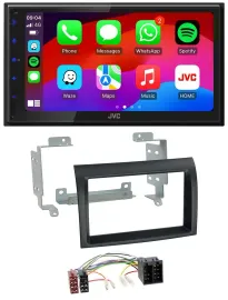 JVC Bluetooth USB MP3 2DIN DAB Autoradio für Citroen Jumper Peugeot Boxer Fiat D