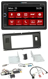 Blaupunkt Bluetooth DAB 2DIN USB DVD Lenkrad Autoradio für Land Rover Evoque Bli