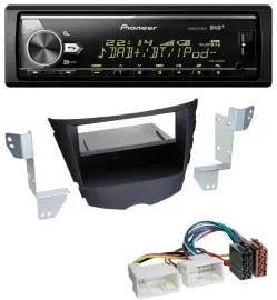 Автомагнитола Pioneer Bluetooth, USB, DAB, MP3 для Hyundai Veloster (с 2011)
