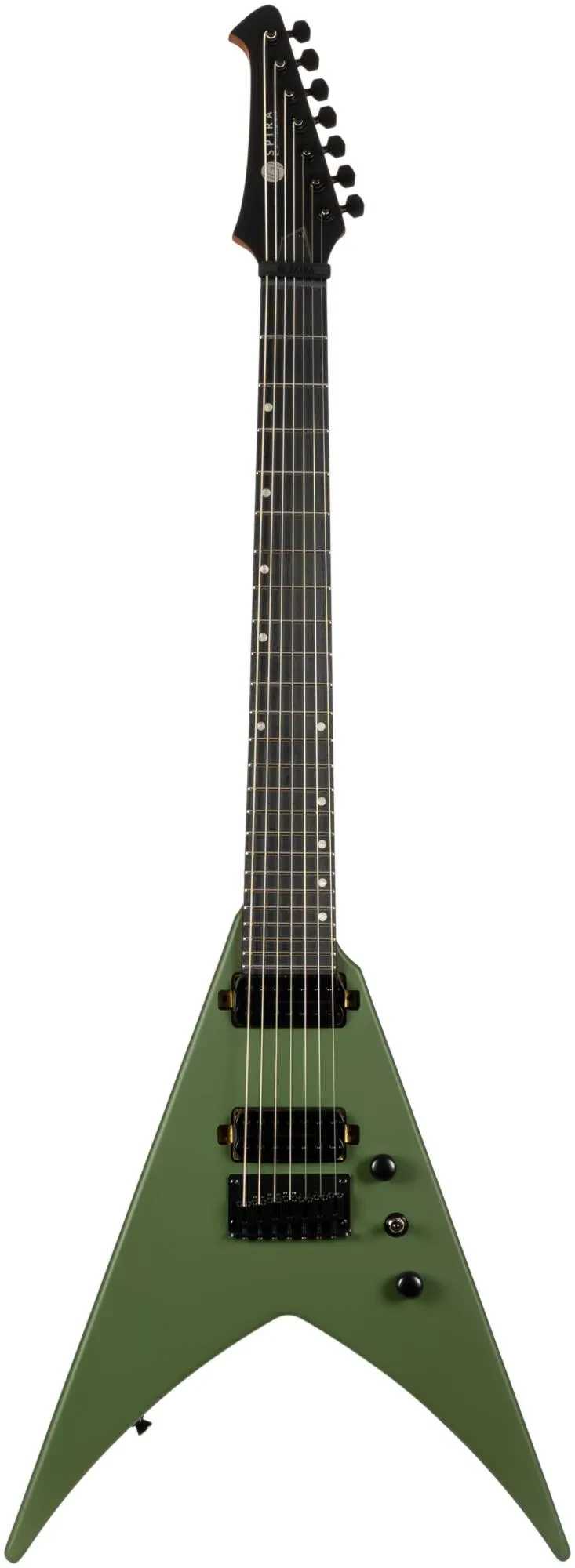 Электрогитара Spira Guitars V-407 Matte Green