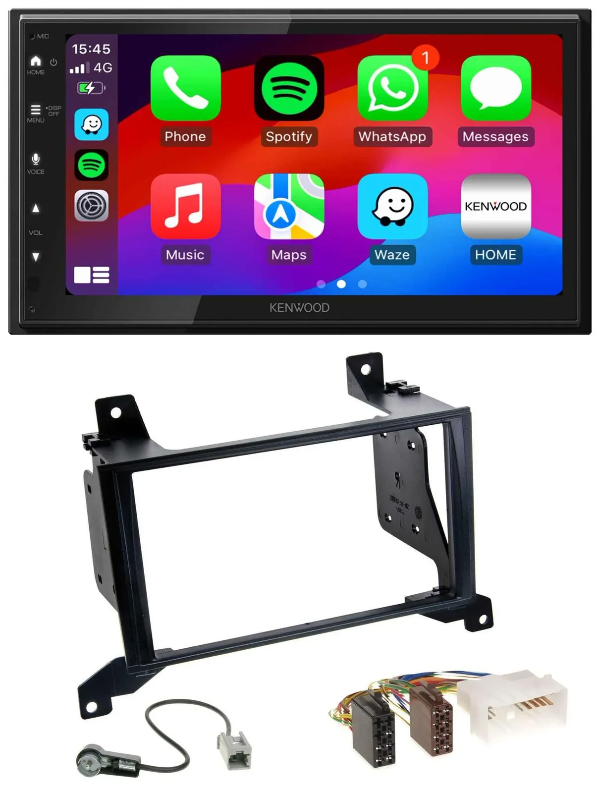 Kenwood MP3 USB DAB 2DIN Bluetooth Autoradio für Hyundai Santa Fe CM 09-12