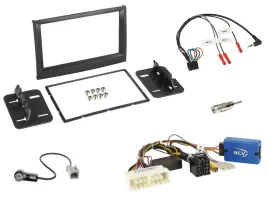 Radioset Lenkradadapter Doppel DIN Autoradio für Kia Sportage QL ab 2016 schwarz