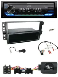 JVC Bluetooth DAB USB Lenkrad Autoradio für Chevrolet Aveo Captiva 2006-2011
