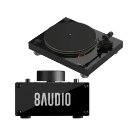 Reloop Turn 7 Premium HiFi Belt Drive USB Turntable with Amplifier System