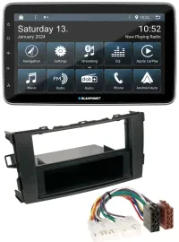 Blaupunkt USB DAB SD MP3 Bluetooth Autoradio für Toyota Auris (ab 2007)