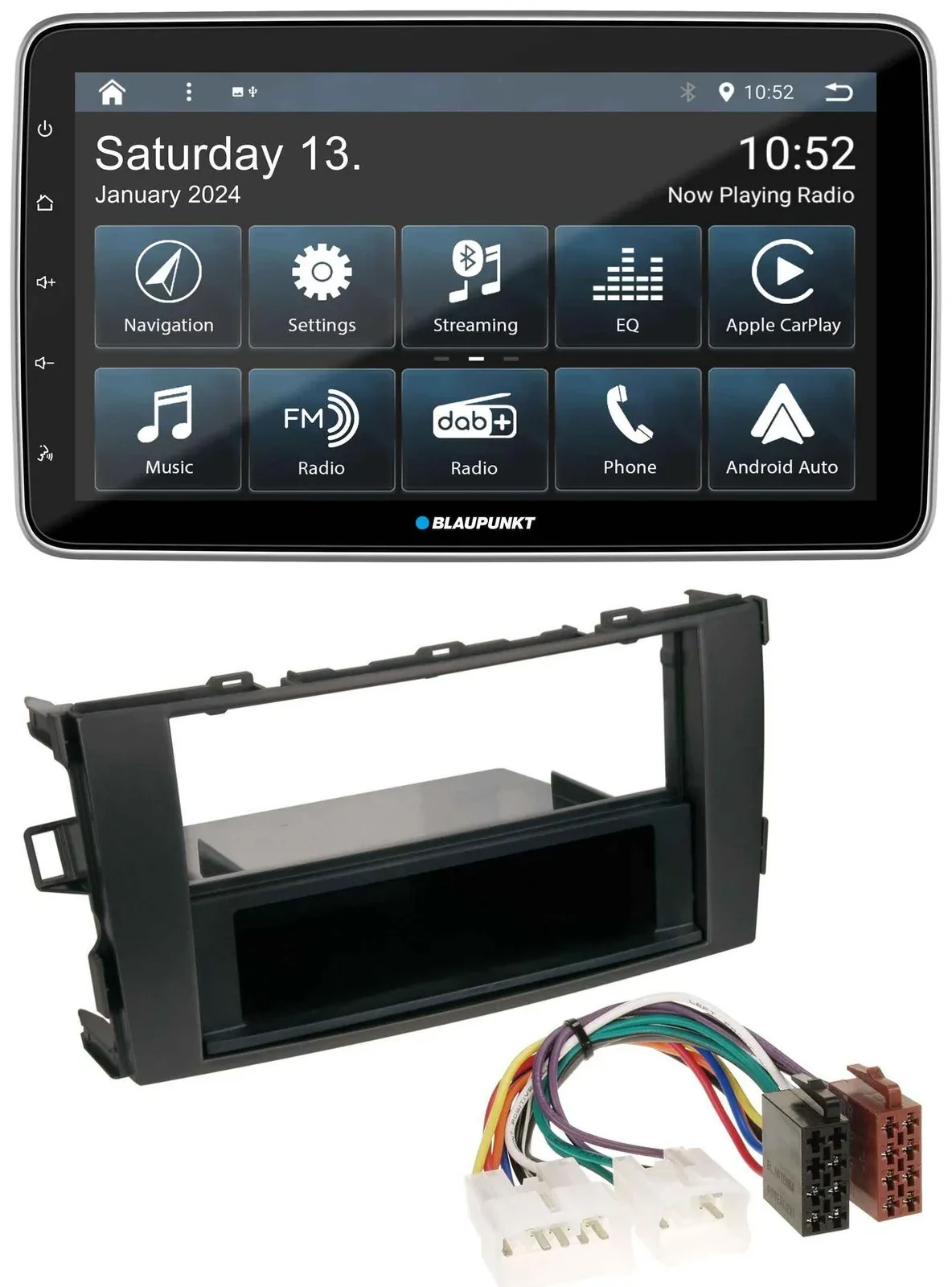 Blaupunkt USB DAB SD MP3 Bluetooth Autoradio für Toyota Auris (ab 2007)