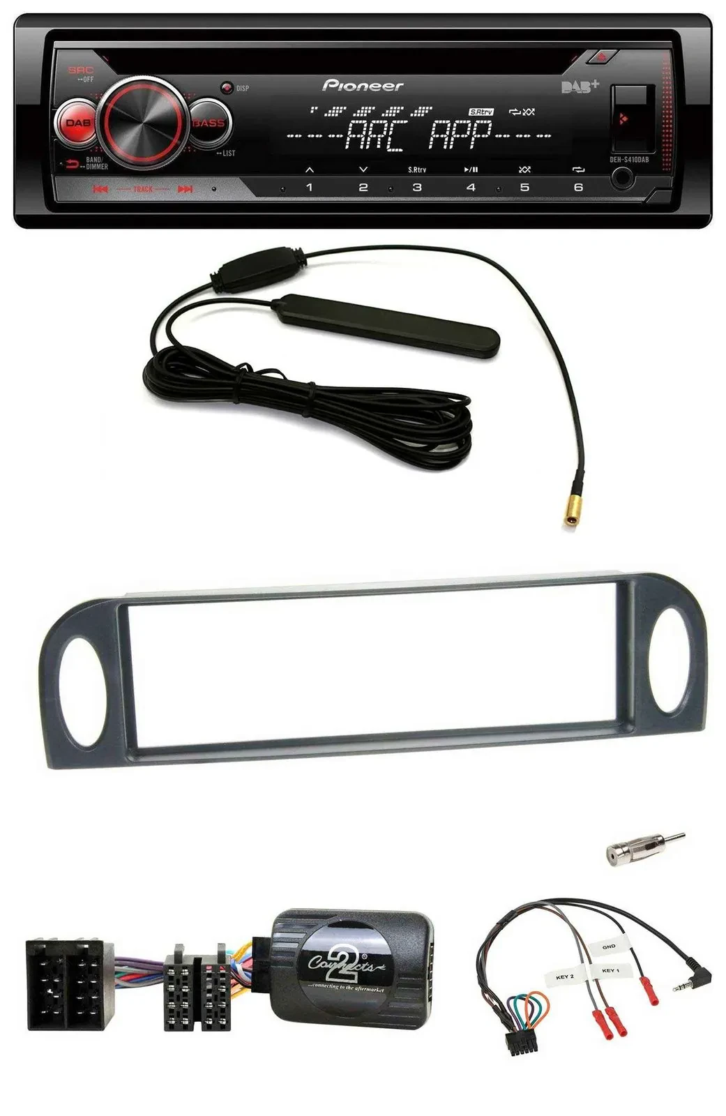 Pioneer CD USB Lenkrad DAB MP3 Autoradio für Citroen C5 2001-2005