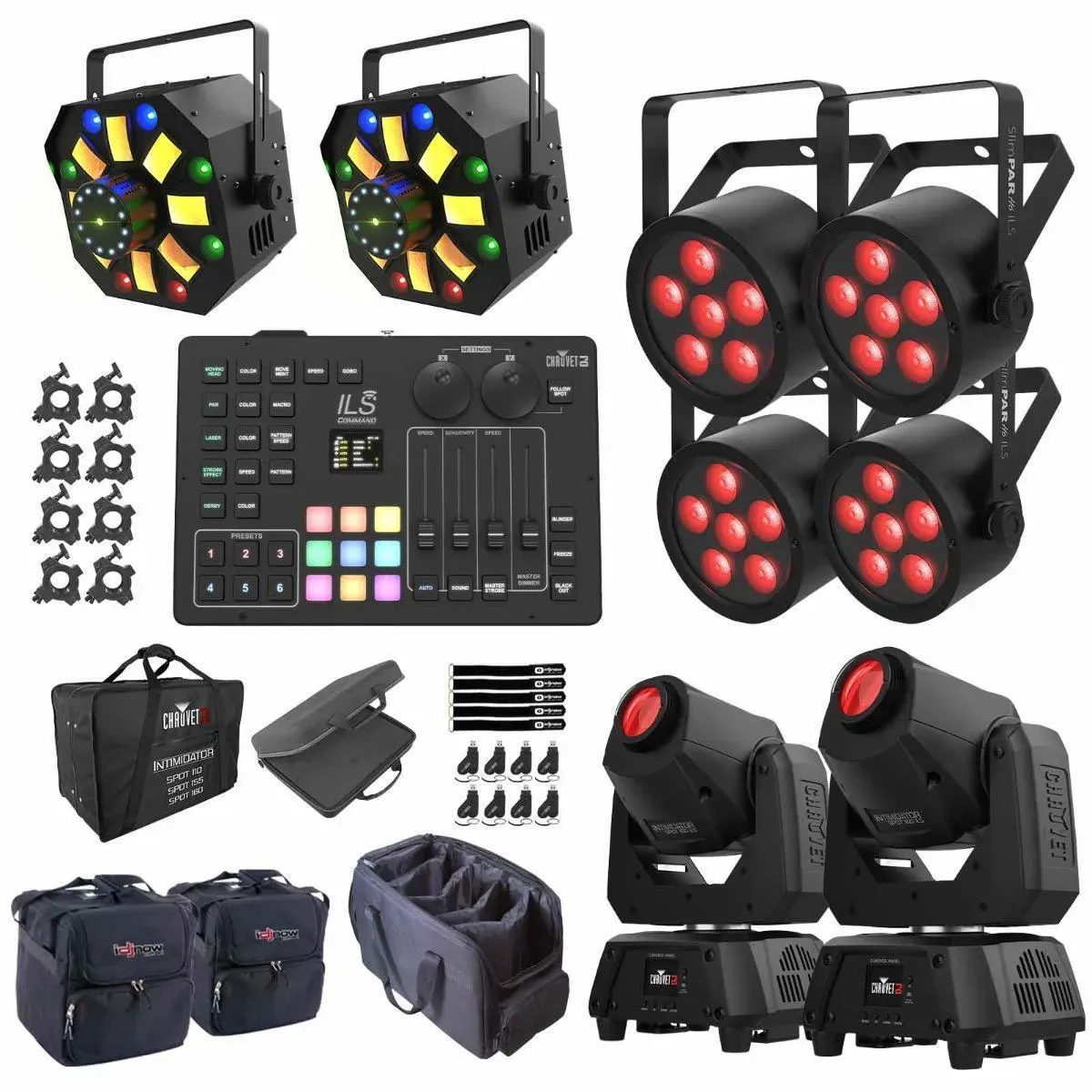 Комплект светового оборудования Chauvet DJ SLIMPARH6ILS-SWARMFX