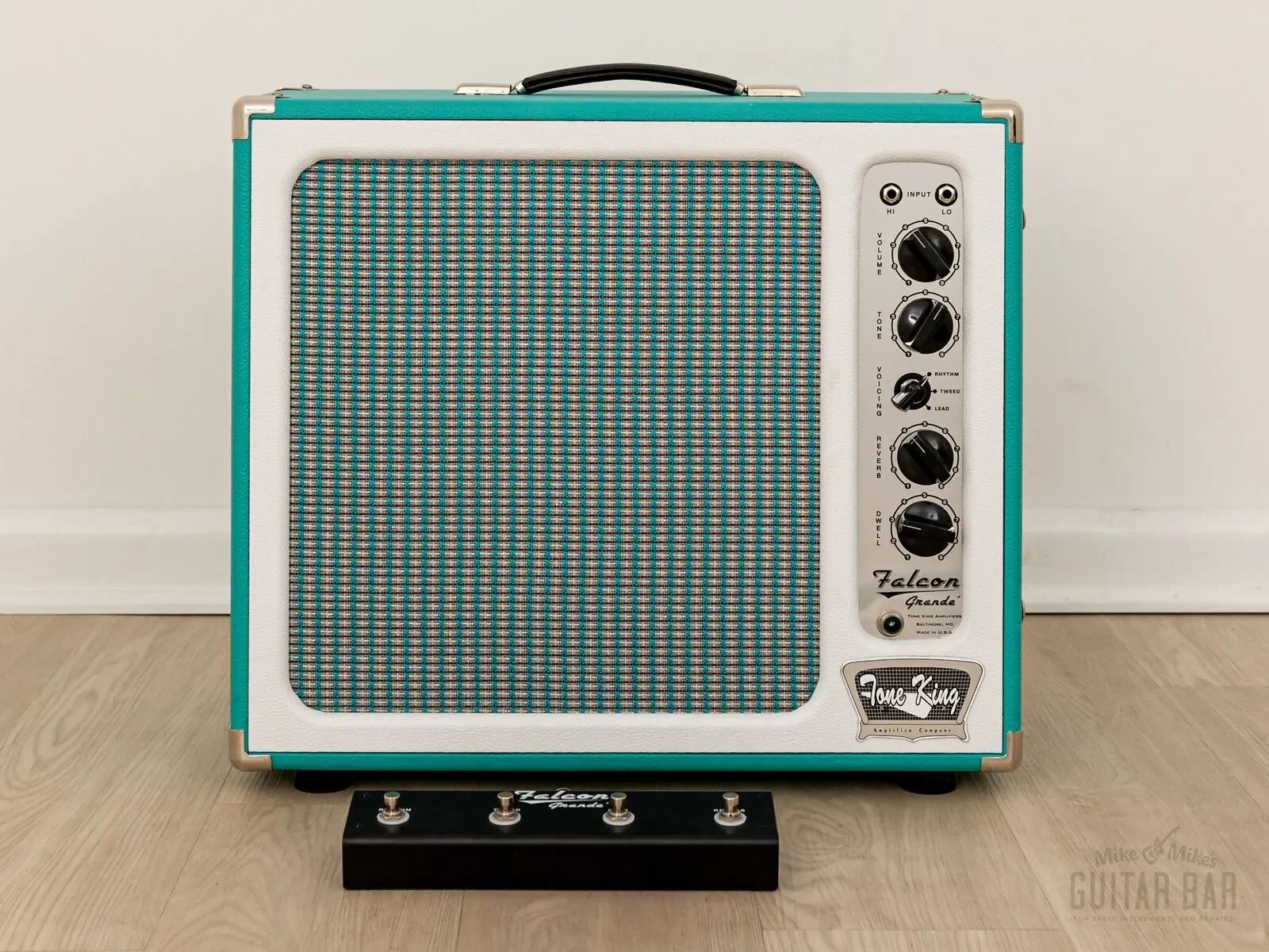 Комбоусилитель для электрогитары Tone King Falcon Grande Turquoise 20W 1x12 USA