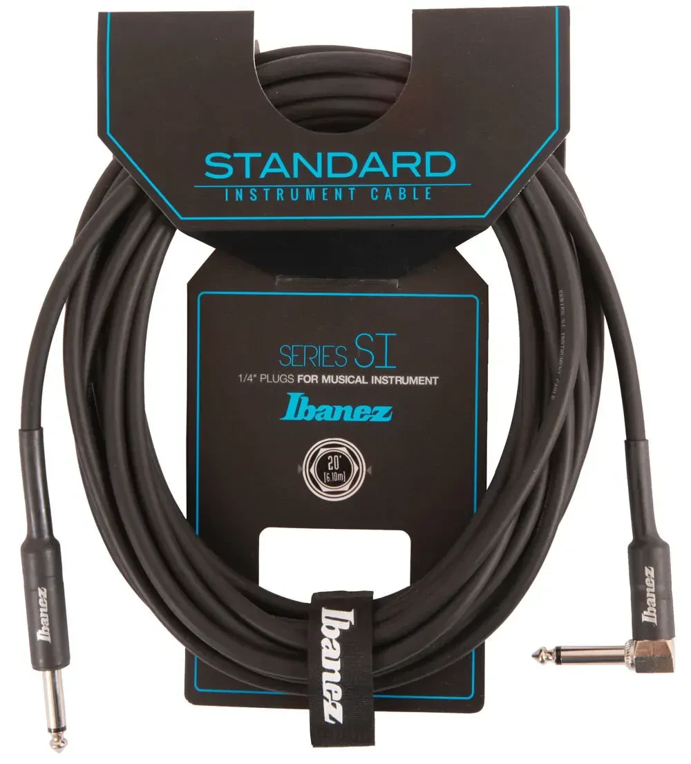 Инструментальный кабель Ibanez SI20L Black 6.1 м