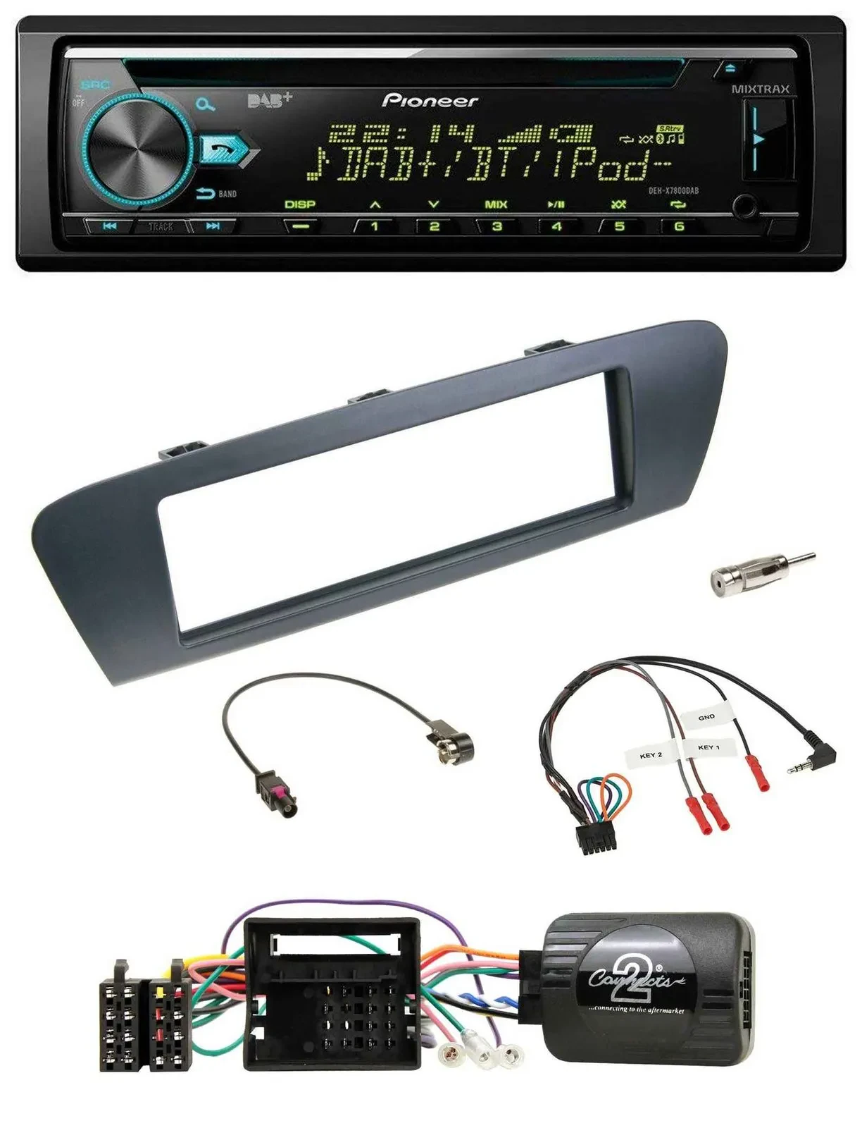 Автомагнитола для Renault Grand Scenic/Scenic Pioneer DAB, CD, USB, Bluetooth