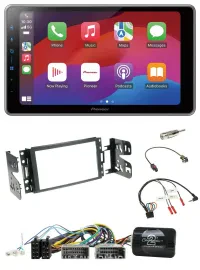 Pioneer Lenkrad USB DAB Bluetooth 2DIN Autoradio für Jeep Grand Cherokee 2011-20