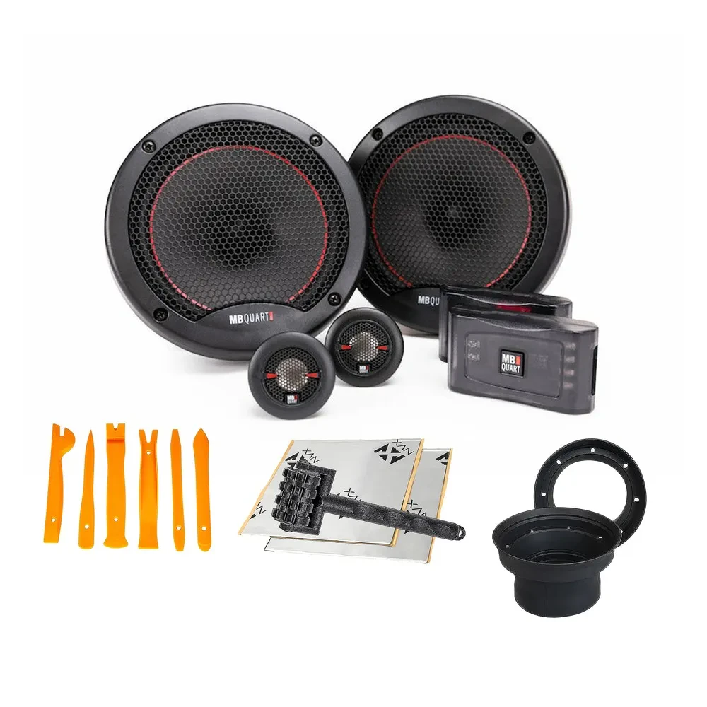 MB Quart RS1-216 6.5" Component Speakers + Accessories