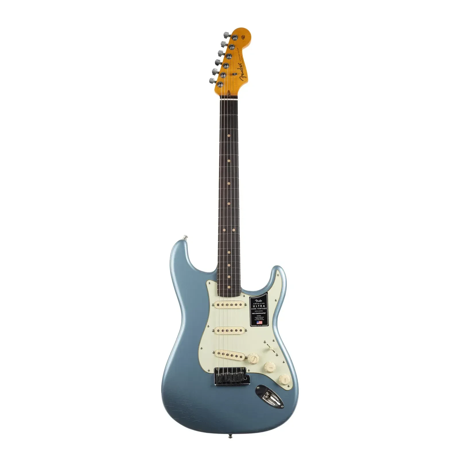 Электрогитара Fender American Ultra Luxe Vintage 60s Stratocaster Ice Blue Metallic