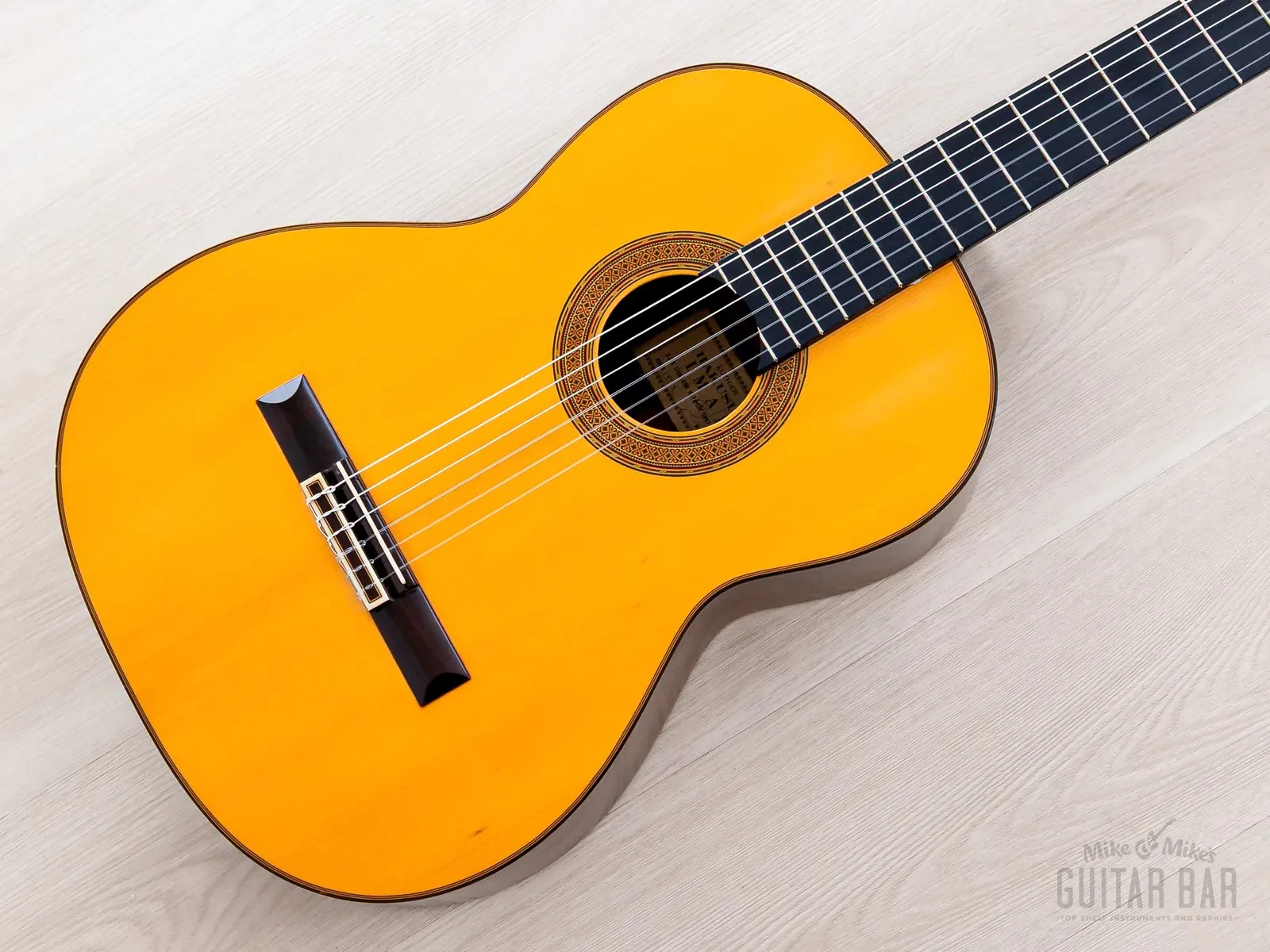 Б/У Классическая гитара Hakusui Imai C10 винтажная, 1979, ель + палисандр, с кейсом