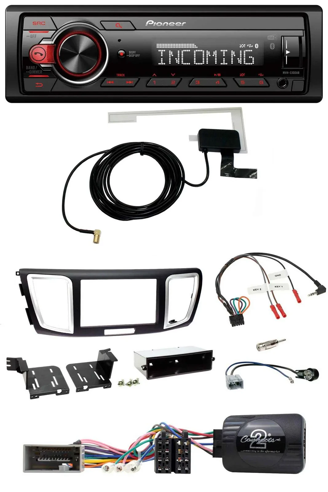 Pioneer MP3 Lenkrad CD DAB USB Autoradio für Honda Accord 2013-2015