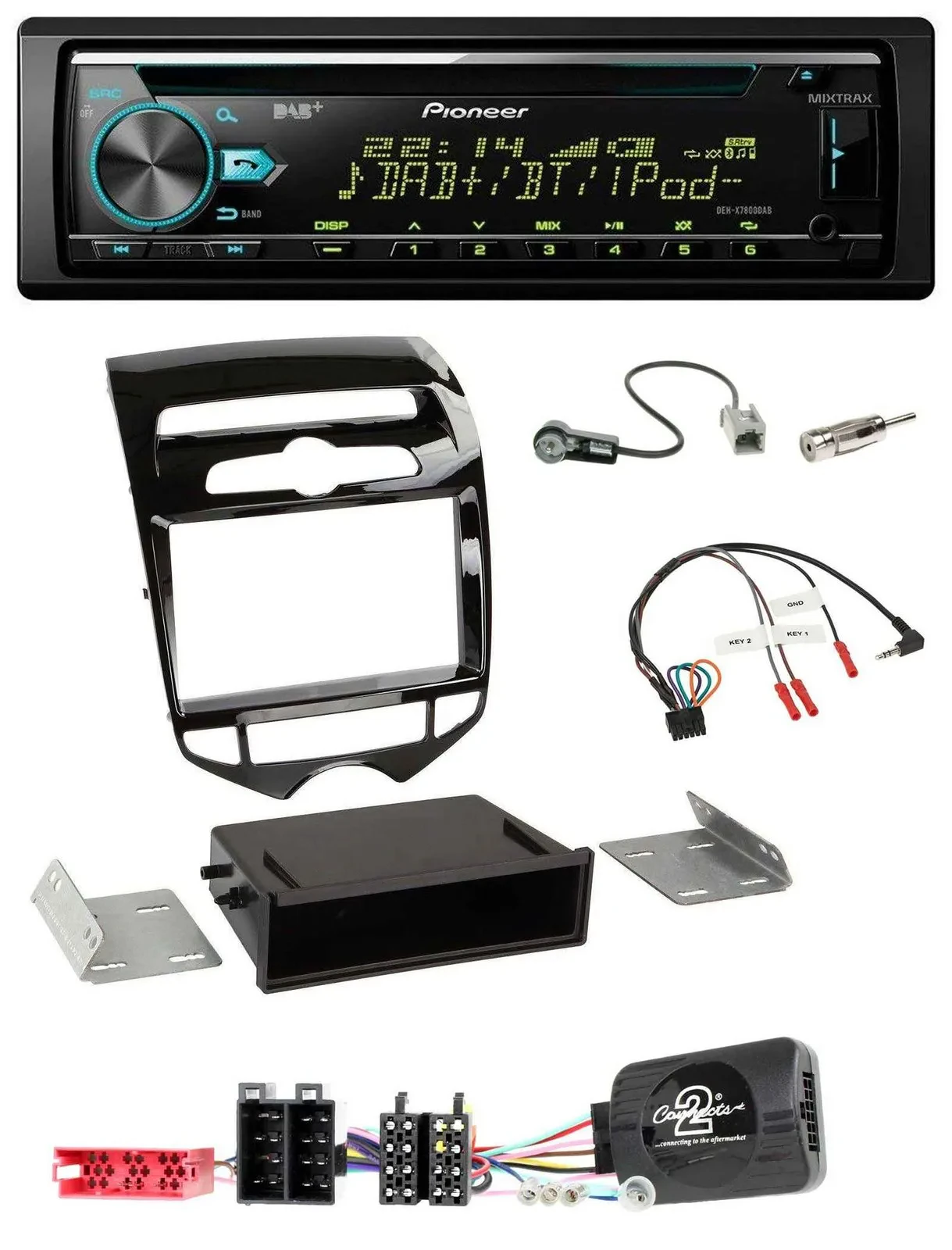 Автомагнитола Pioneer DAB CD USB Bluetooth для Hyundai ix20 (с 2010)