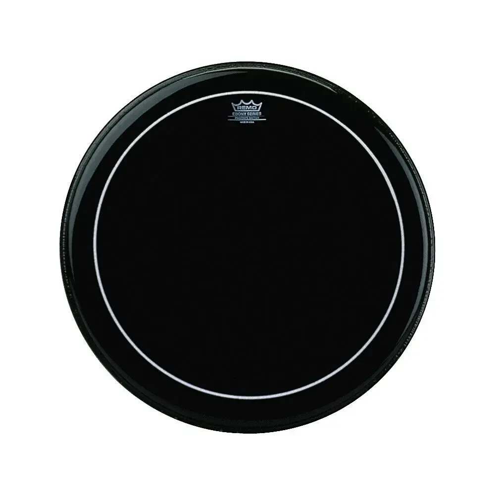 Пластик для барабана Remo 18" Pinstripe Ebony
