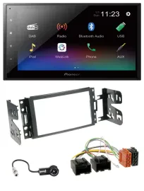 Pioneer USB Bluetooth DAB 2DIN MP3 Autoradio für Chevrolet Corvette Uplander 05-
