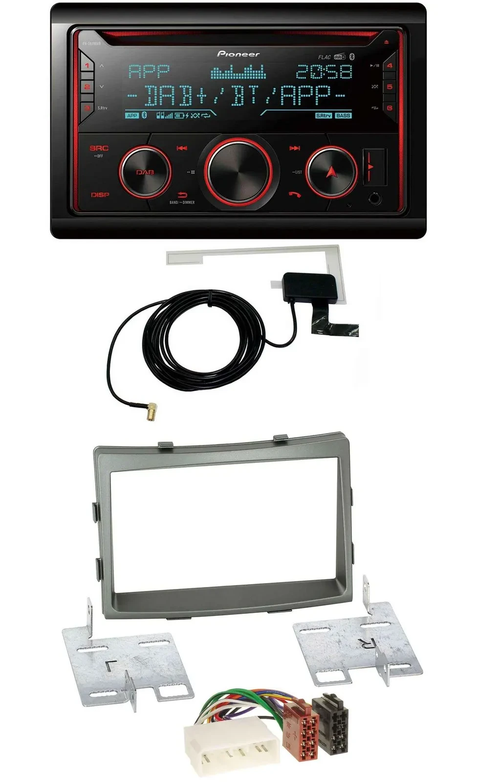 Автомагнитола для SsangYong Rodius (с 2013) Pioneer 2-DIN, MP3, DAB, USB, CD, Bluetooth