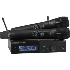 Микрофонная радиосистема Shure SLXD24D+/N8C 2-канальная, 2 ручных микрофона, диапазон G57 (470–514 МГц)