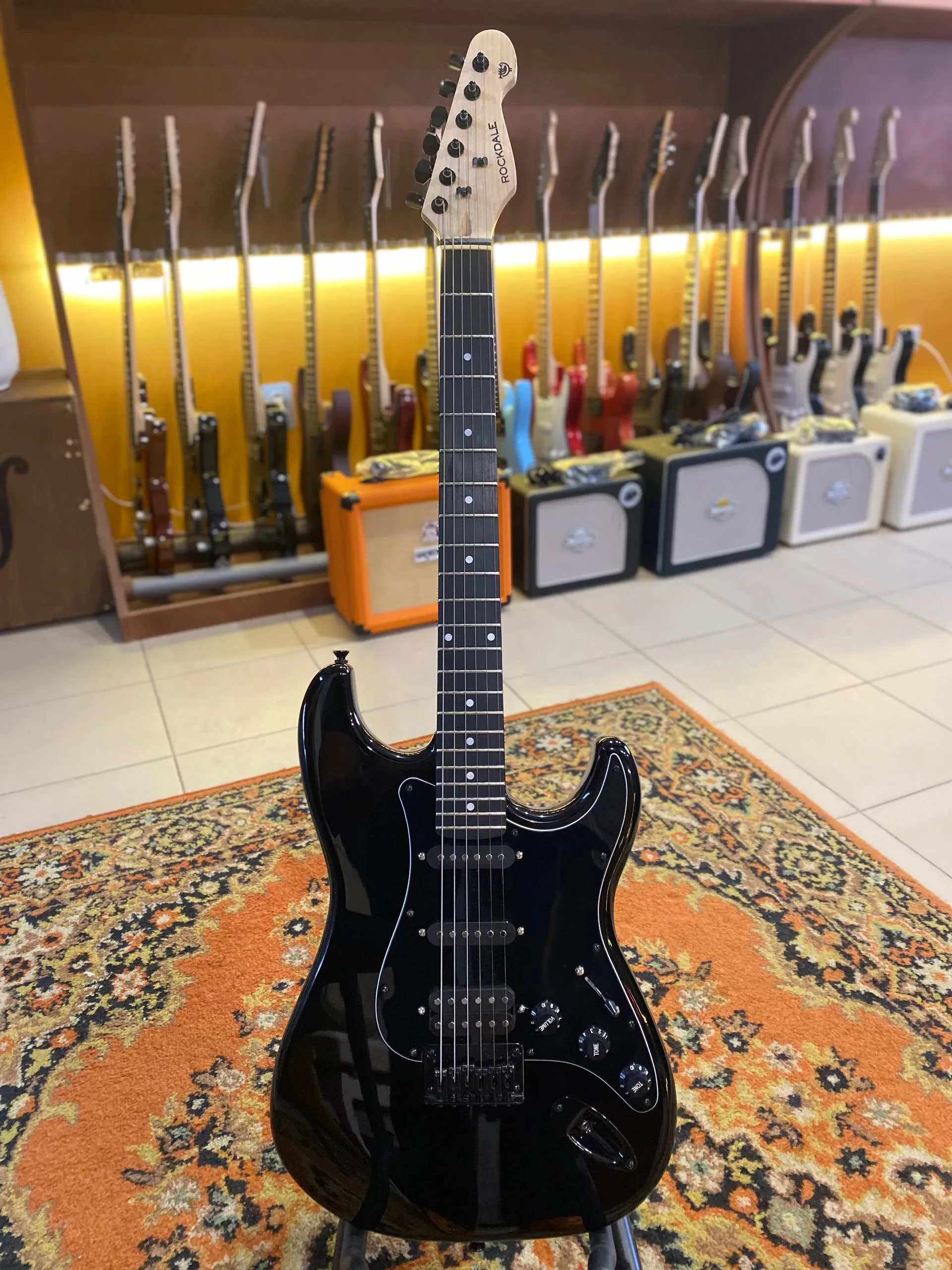 Электрогитара Rockdale Stars Black Limited Edition SSH BK China 2025