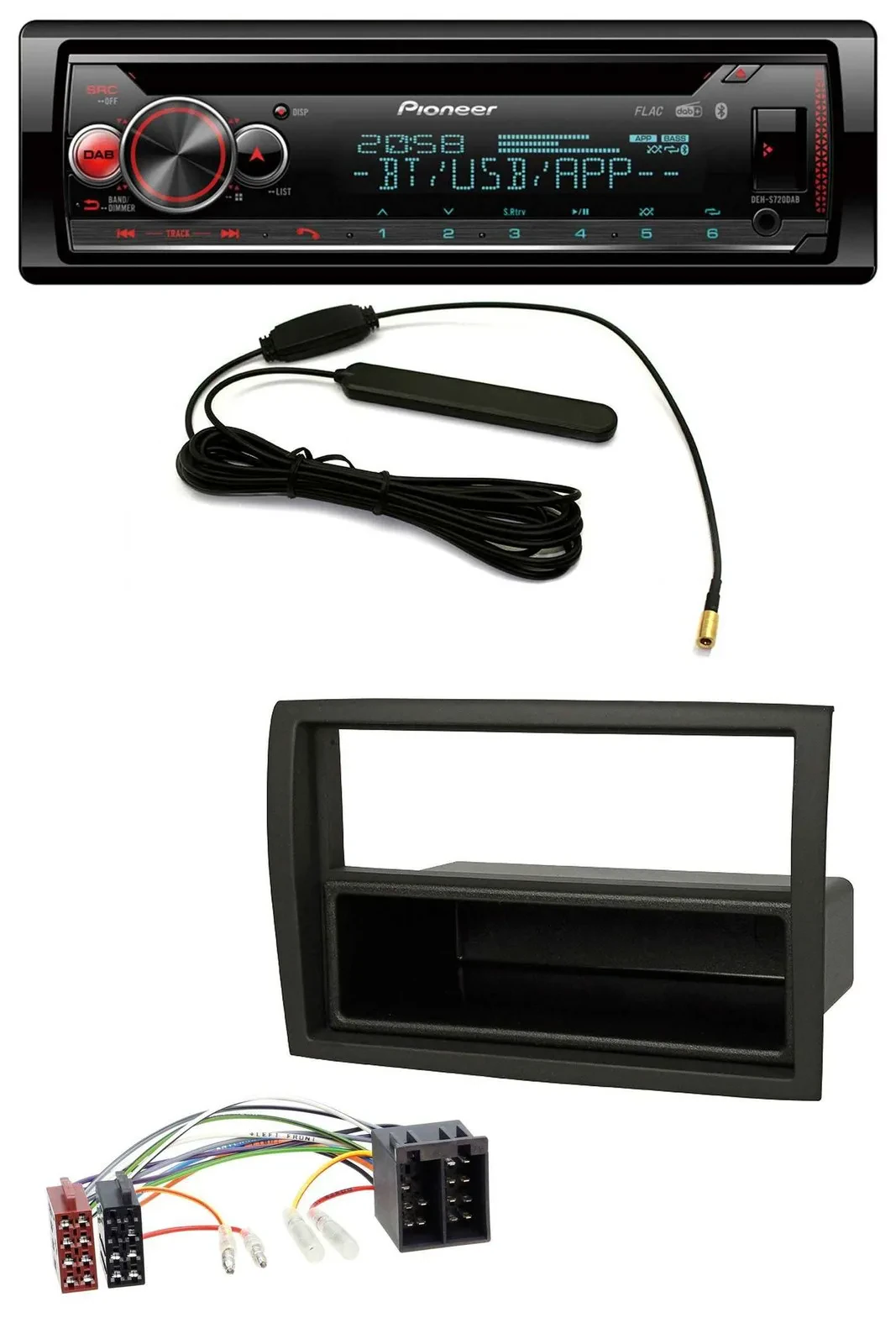 Автомагнитола Pioneer USB, DAB, MP3, Bluetooth, CD для Citroen Jumper / Fiat Ducato / Peugeot