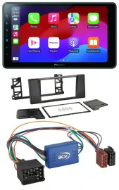 Pioneer Bluetooth 2DIN USB MP3 DAB Autoradio für BMW X5 E53 5er E39 Rundpin Akti