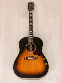 Электроакустическая гитара Gibson J-160E Sunburst w/case USA 1955