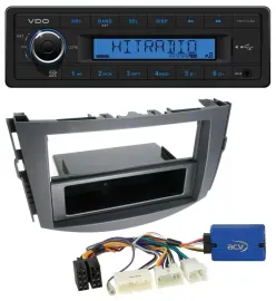 VDO AUX 1DIN MP3 USB Autoradio für Toyota RAV-4 (11-13) - 28 Pin