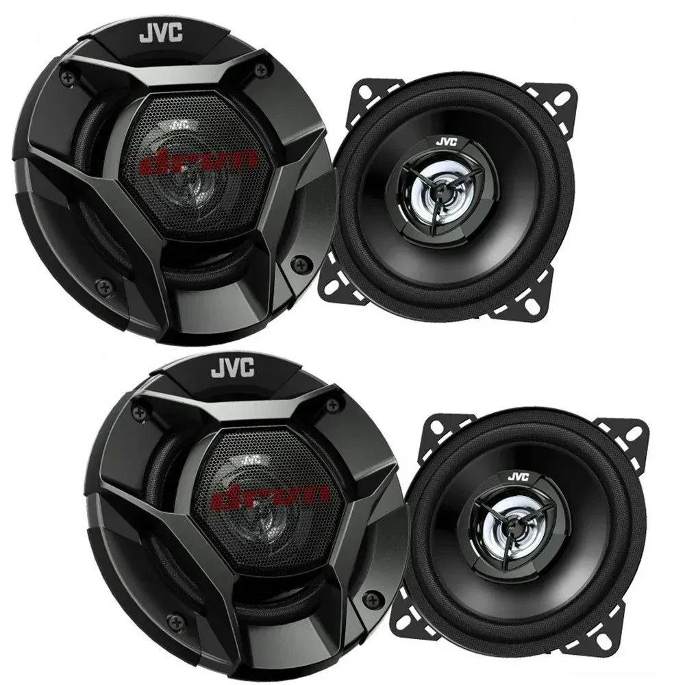 Динамики для автомобиля JVC CS-DR421 4" 2-Way Coaxial 140W RMS (набор, 2 пары)