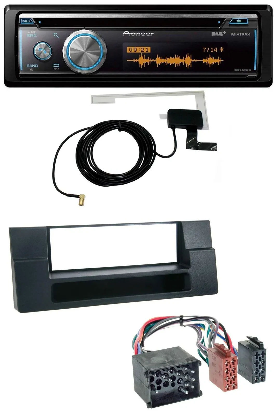 Автомагнитола для BMW X5 E53 и 5 серии E39 Pioneer Bluetooth, DAB, CD, USB