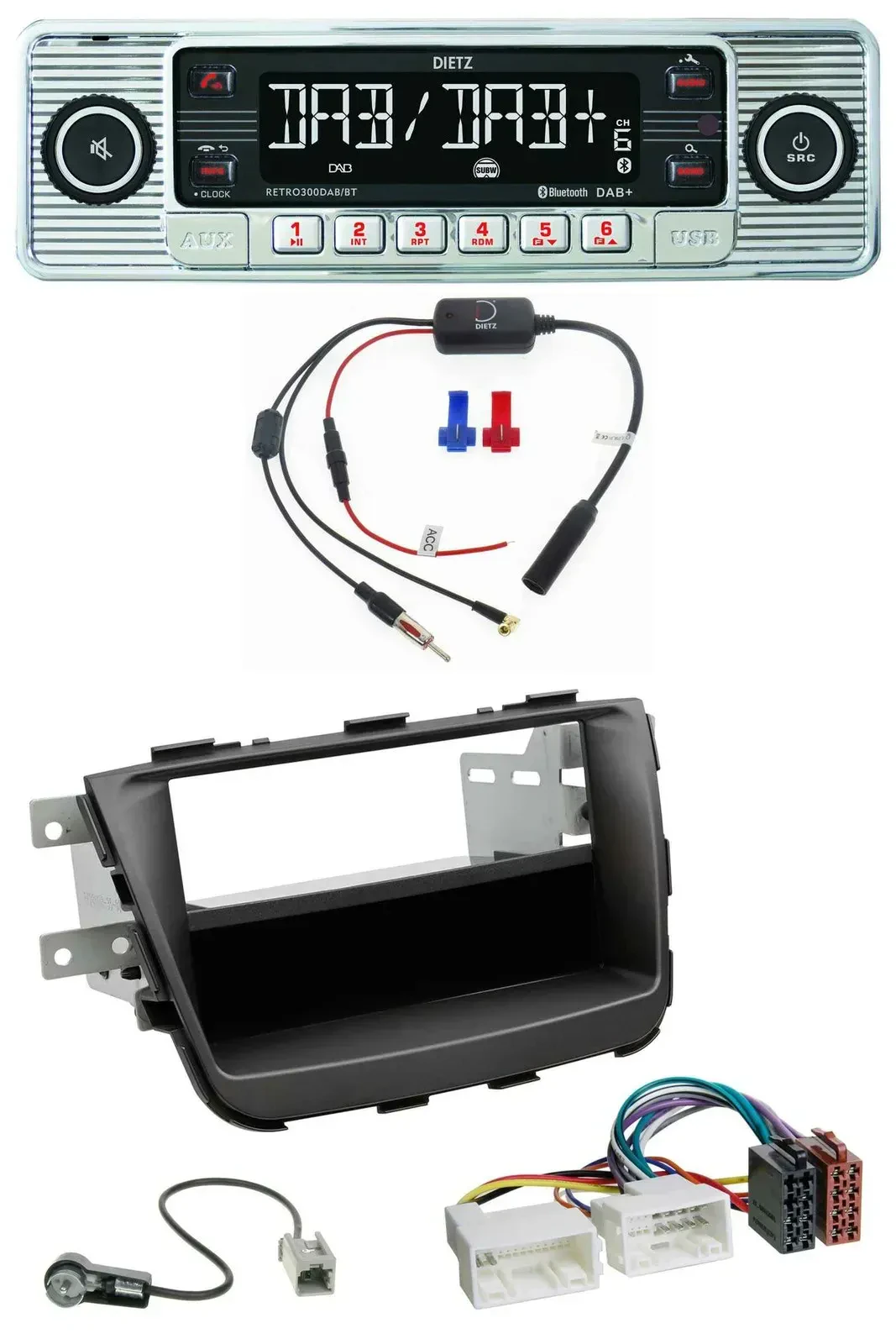 Автомагнитола для Kia Sorento II XM (2012–2015) Dietz DAB, USB, MP3, Bluetooth